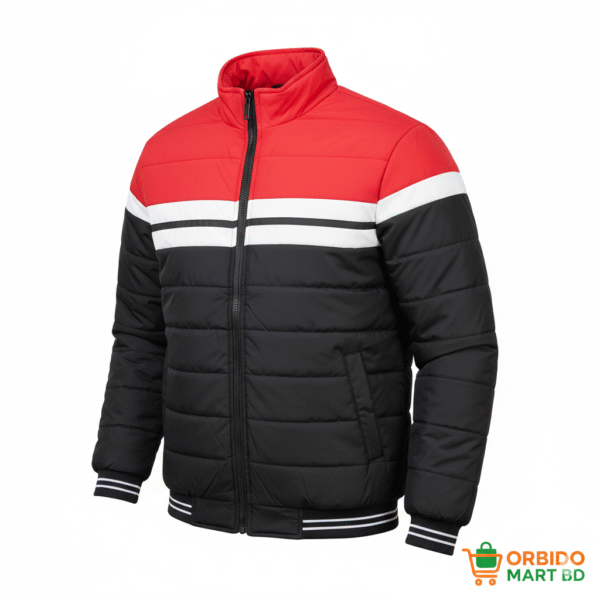 Premium Quilted Jacket for Men | Luxury Saskin Fabric with YKK Zipper | Orbido Mart BD