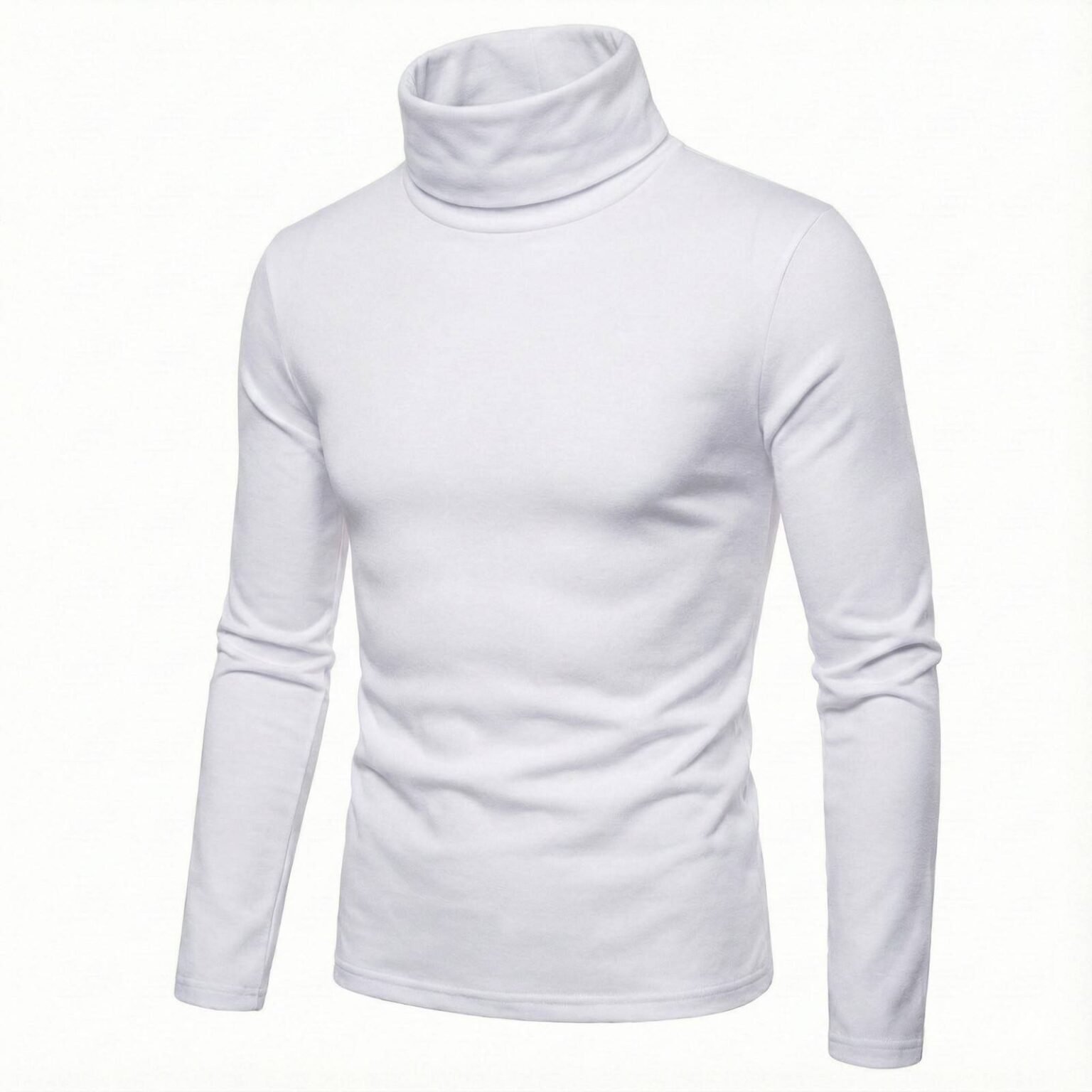 PremiumBlackWhiteHighNeckFullSleeveT-ShirtOrbidoMartBD (4)